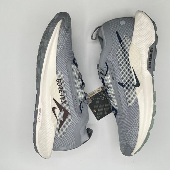 Men's Nike React Pegasus Trail 5 Gore-Tex Cement Grey FQ0908-006 VNDS Sz 7 NEW - Picture 8 of 12